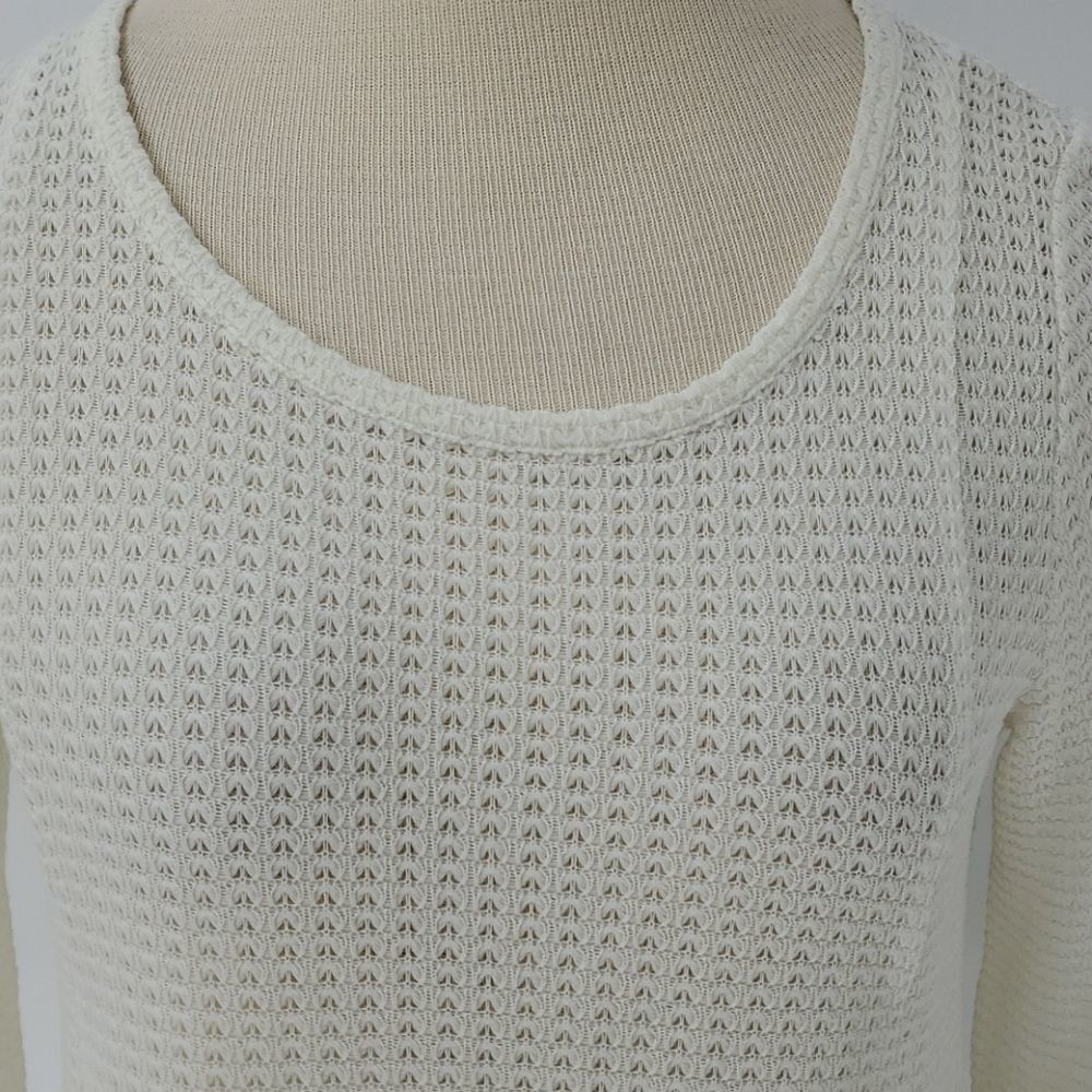 Chelsea & Theodore tunic, womens top white, MEDIUM Petite - Picture 6 of 9